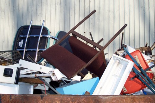 Large skips for construction waste